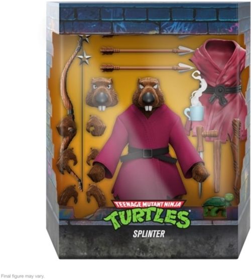 Merchandising Teenage Mutant Ninja Turtles:  - Ultimates Wave 9 - Splinter Flocked NUOVO SIGILLATO EDIZIONE DEL SUBITO DISPONIBILE