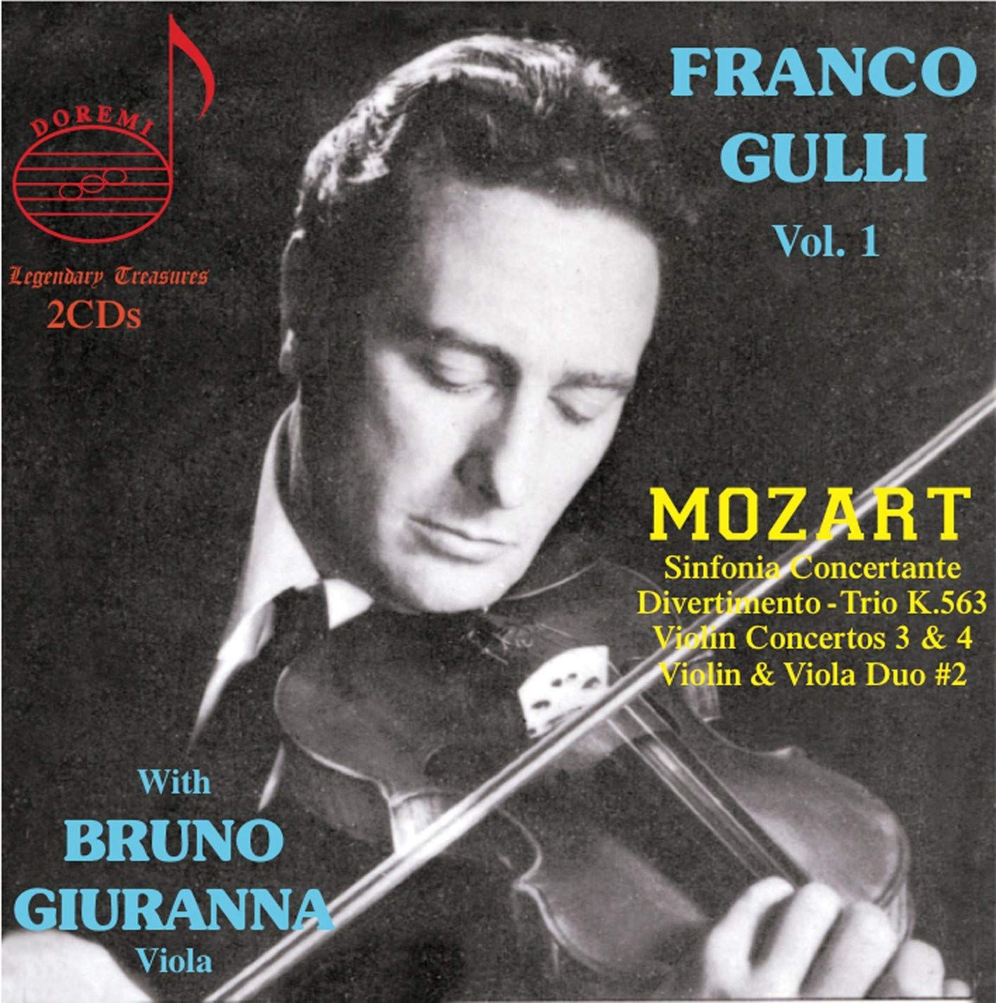 Audio Cd Wolfgang Amadeus Mozart - Franco Gulli Vol. 1 2 Cd NUOVO SIGILLATO EDIZIONE DEL SUBITO DISPONIBILE