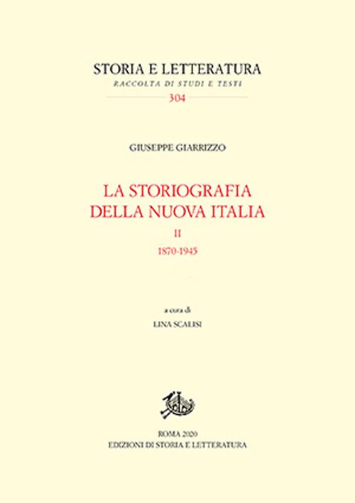 Libri Giuseppe Giarrizzo - La Storiografia Della Nuova Italia 02 NUOVO SIGILLATO EDIZIONE DEL SUBITO DISPONIBILE