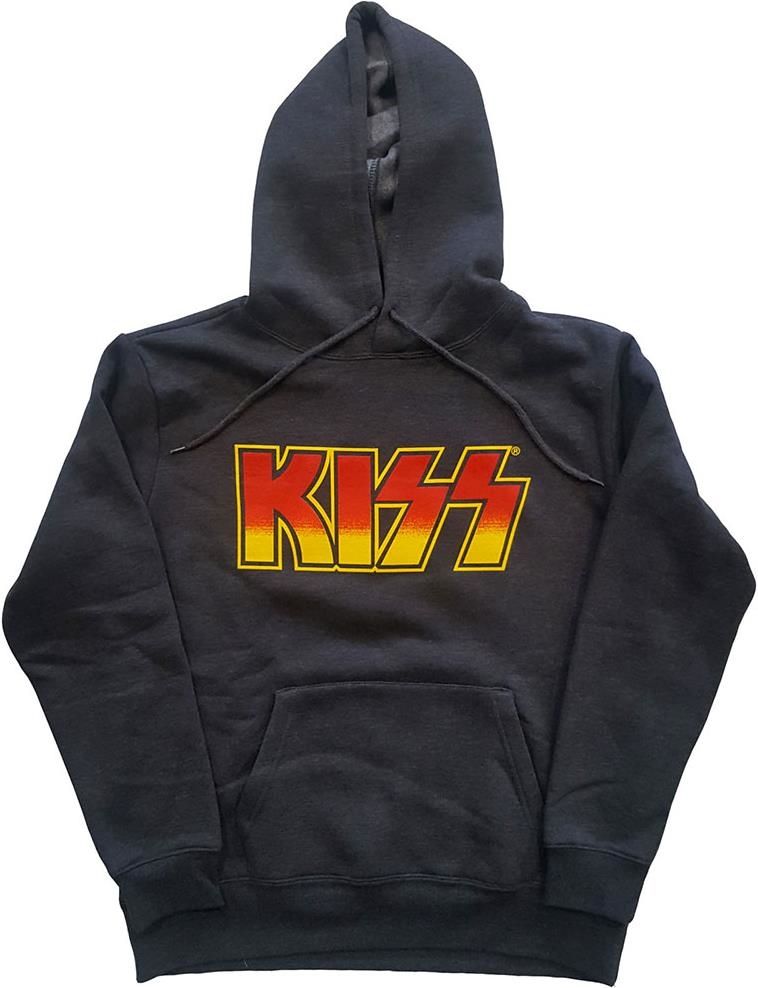 Abbigliamento Kiss:  - Classic Logo Felpa Tg. M NUOVO SIGILLATO EDIZIONE DEL SUBITO DISPONIBILE unisex con cappuccio