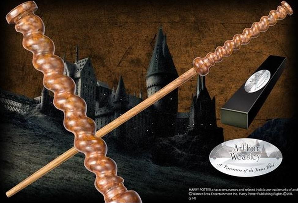 Merchandising Noble NN8212 - Harry Potter - Arthur Weasley Bacchetta Magica NUOVO SIGILLATO EDIZIONE DEL SUBITO DISPONIBILE