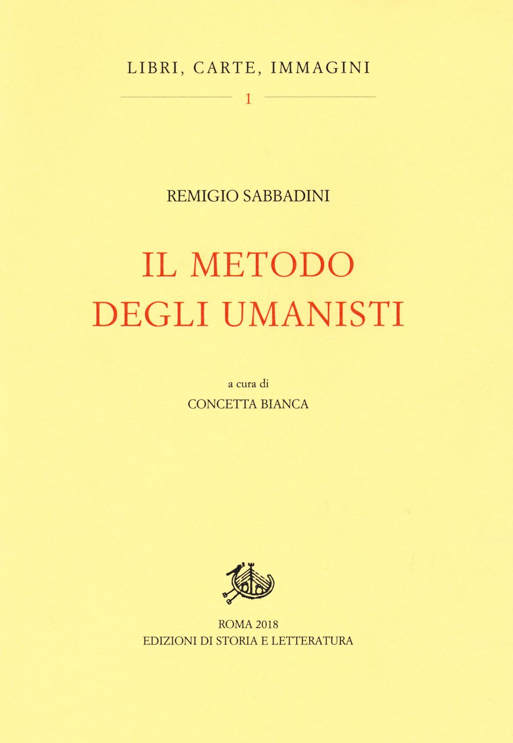 EDIZIONI DI STORIA E LETTERATURA 3164087