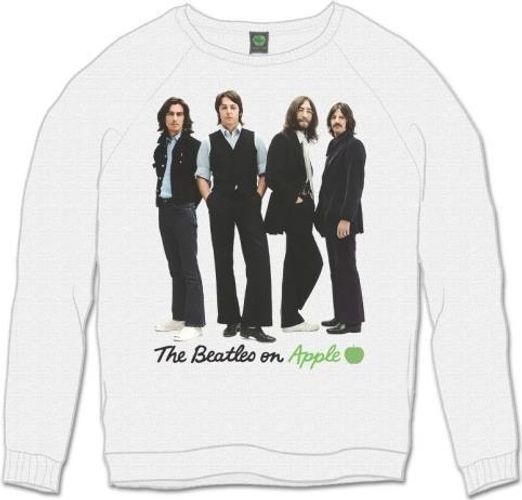 Abbigliamento Beatles The:  - Iconic Image Felpa Tg. M NUOVO SIGILLATO EDIZIONE DEL SUBITO DISPONIBILE unisex bianco