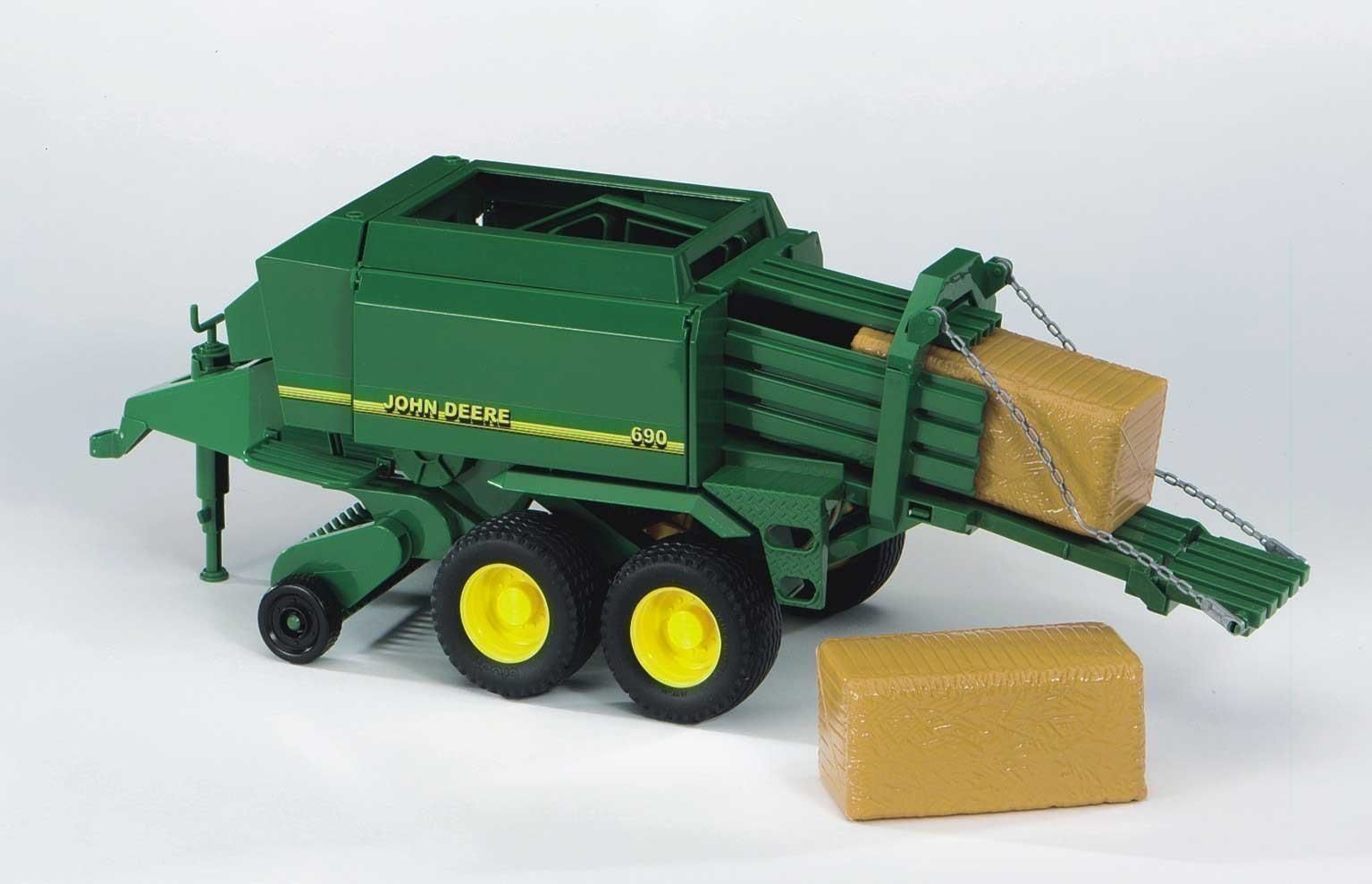 Merchandising : 2017 - Rimorchio Pressaballe John Deere NUOVO SIGILLATO EDIZIONE DEL SUBITO DISPONIBILE