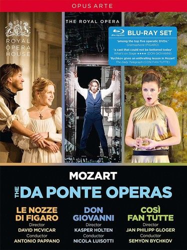 Music Wolfgang Amadeus Mozart - The Da Ponte Operas 4 NUOVO SIGILLATO EDIZIONE DEL SUBITO DISPONIBILE blu-ray