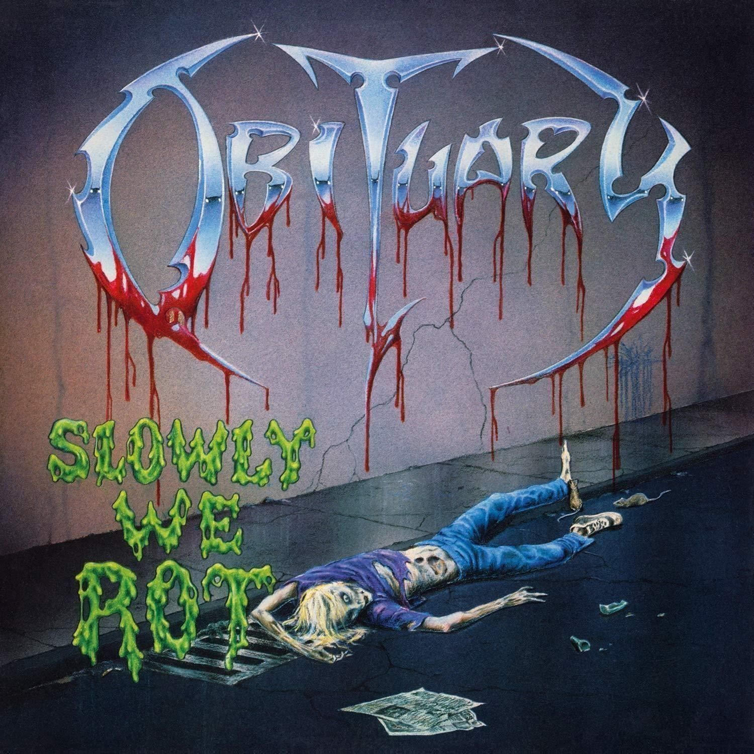 Vinile Obituary - Slowly We Coloured NUOVO SIGILLATO EDIZIONE DEL SUBITO DISPONIBILE rosso