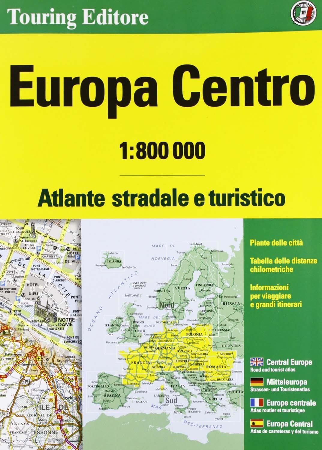 Libri Aavv - Europa Centro. Atlante Stradale E Turistico 1:800.000. Ediz. Multilingue NUOVO SIGILLATO EDIZIONE DEL SUBITO DISPONIBILE