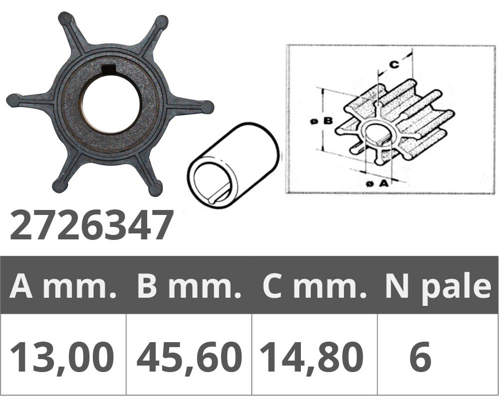 Girante Honda 4t 8-10hp