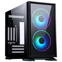 Case GALAXY 2Q - ITX Mini Tower, 2x12cm ARGB fan, 2xUSB3, 2x Front Panel, Side Glass