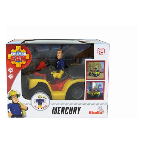 SAM IL POMPIERE Quad Mercury con Personaggio Playset Simba 109257657038