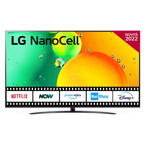 Lg Televisore 0876452 Tv Lg 86NANO766QA API SERIE NANO76 ThinQ Smart Tv Nanocell Uhd Ashed...