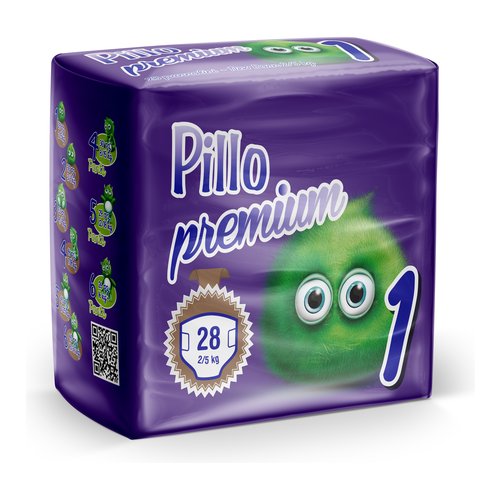 2 2x pacchi pannolini PREMIUM Pillo taglia 4 Maxi 7-18 kg 92pz