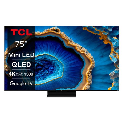 Tcl Televisore SmartTVUHDMiniLed Tv Tcl 75C805 C805 SERIES Smart TV UHD MiniLed Black 5901292521547