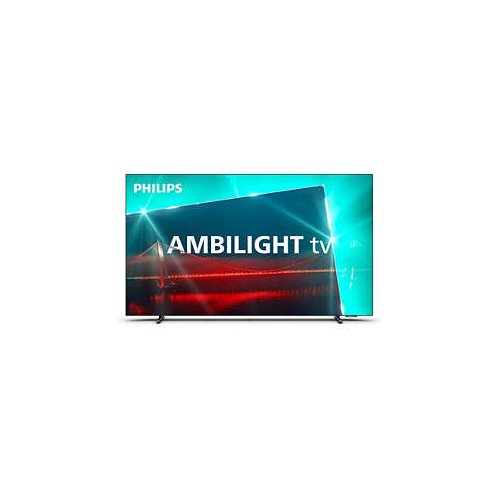 Philips Televisore SmartTVUHDOLED Tv Philips 65OLED718 12 AMBILIGHT Smart TV UHD OLED Cromo 8718863038376