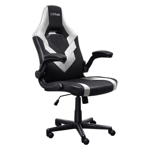 Sedia Gaming RACER: Ergonomica, Tessuto imbottito, Regolabile, 120 Kg - NERO