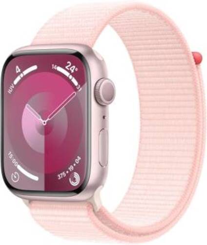 Apple Watch Serie 9 45mm Aluminium Pink Sport Loop Light Pink MR9J3QL/A 195949032028