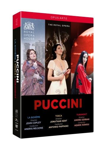 Music Dvd Giacomo Puccini - Box Set: La Boheme, Tosca, Turandot NUOVO SIGILLATO, EDIZIONE DEL 22/09/2015 SUBITO DISPONIBILE