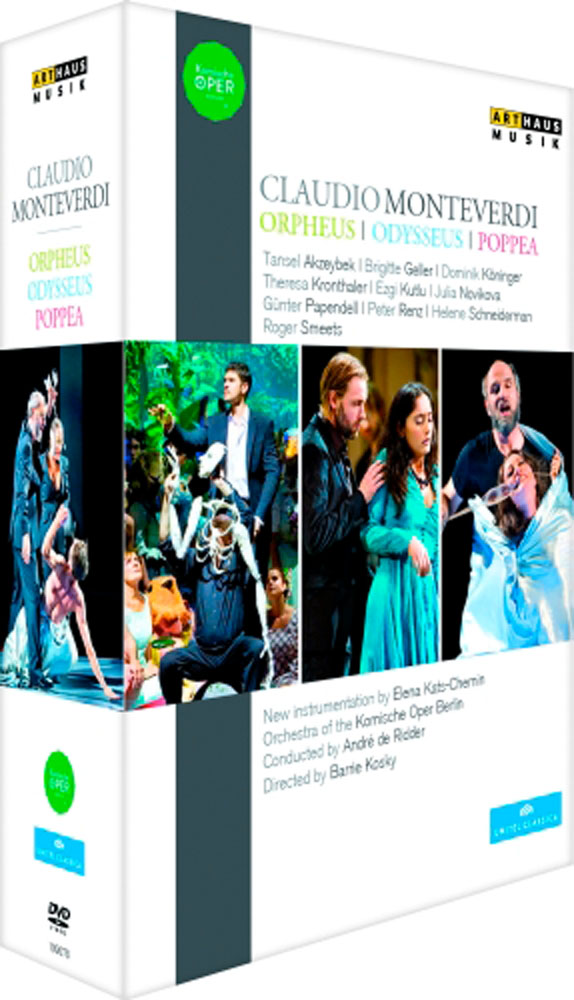 Music Dvd Claudio Monteverdi - Orpheus, Odysseus, Poppea (5 Dvd) NUOVO SIGILLATO, EDIZIONE DEL 20/10/2015 SUBITO DISPONIBILE