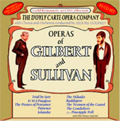 Audio Cd Gilbert & Sullivan - Operas Of Gilbert And Sullivan (10 Cd) NUOVO SIGILLATO, EDIZIONE DEL 09/02/2004 SUBITO DISPONIBILE
