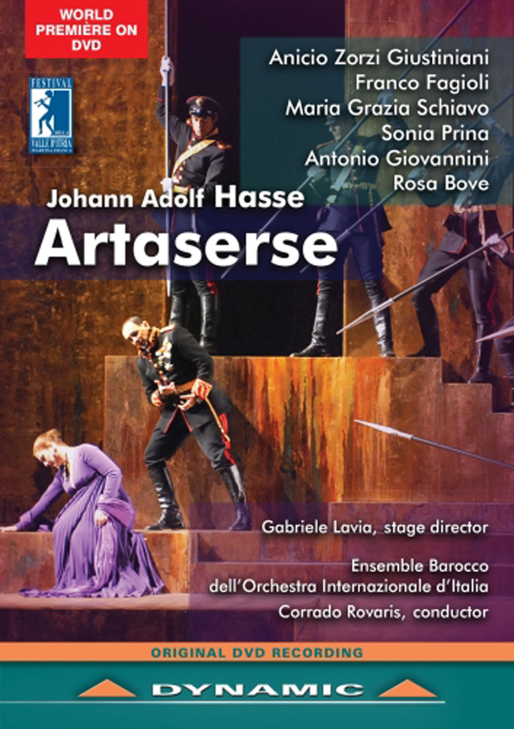 Music Dvd Johann Adolf Hasse - Artaserse (Dramma Per Musica In 3 Atti) (2 Dvd) NUOVO SIGILLATO, EDIZIONE DEL 09/02/2016 SUBITO DISPONIBILE