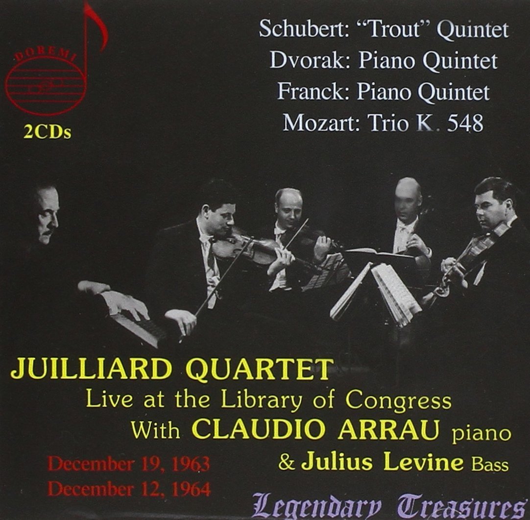 Audio Cd Claudio Arrau / Juilliard String Quartet - Juilliard Quartet: Live At The Library Of Congress (2 Cd) NUOVO SIGILLATO, EDIZIONE DEL 28/02/2020 SUBITO DISPONIBILE