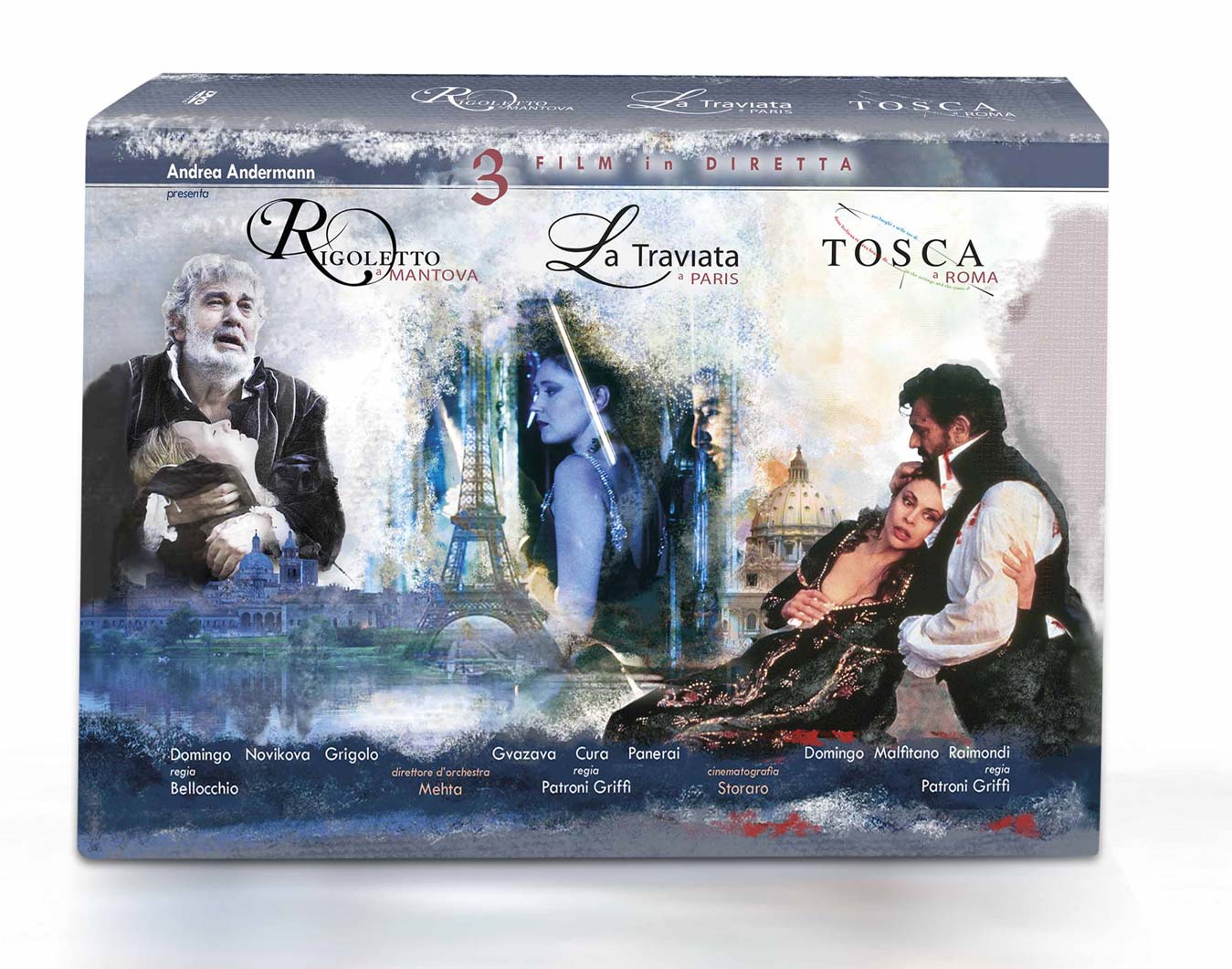 Music Dvd Via Della Musica (La): Rigoletto, Traviata, Tosca Nei Luoghi (CE) (4 Dvd+Libro) NUOVO SIGILLATO, EDIZIONE DEL 09/11/2016 SUBITO DISPONIBILE