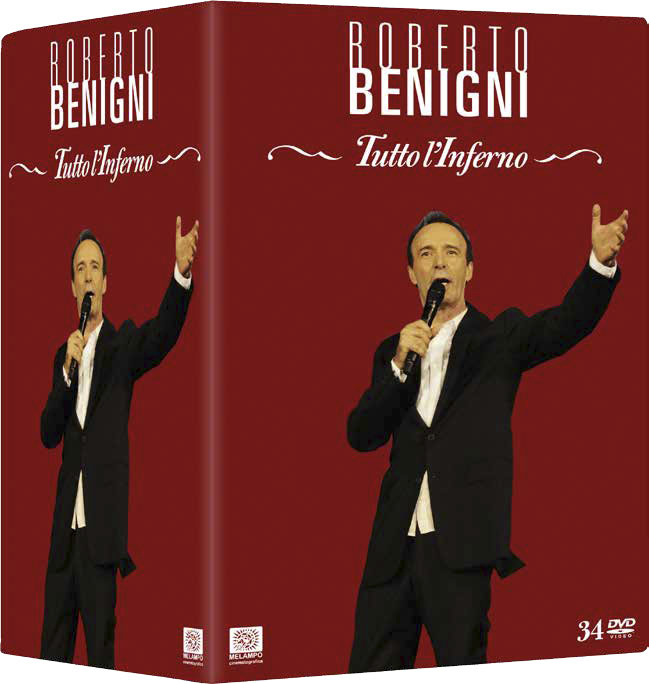 Dvd Roberto Benigni - Tutto L'Inferno (34 Dvd) NUOVO SIGILLATO, EDIZIONE DEL 22/11/2016 SUBITO DISPONIBILE
