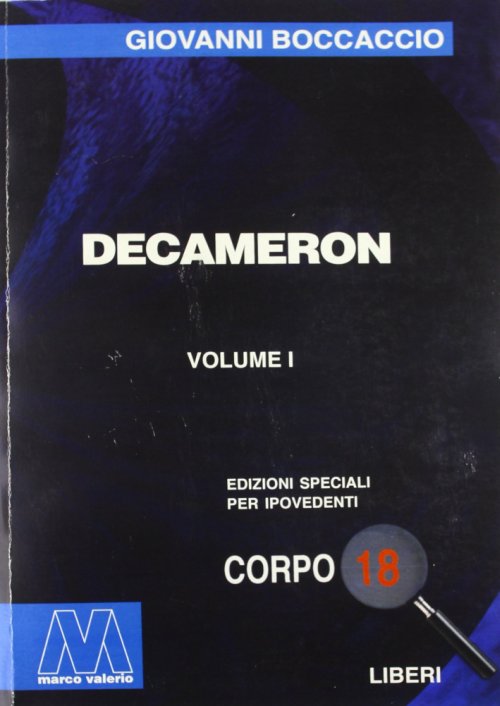 Libri Giovanni Boccaccio - Il Decameron. Ediz. Per Ipovedenti NUOVO SIGILLATO, EDIZIONE DEL 01/01/2001 SUBITO DISPONIBILE