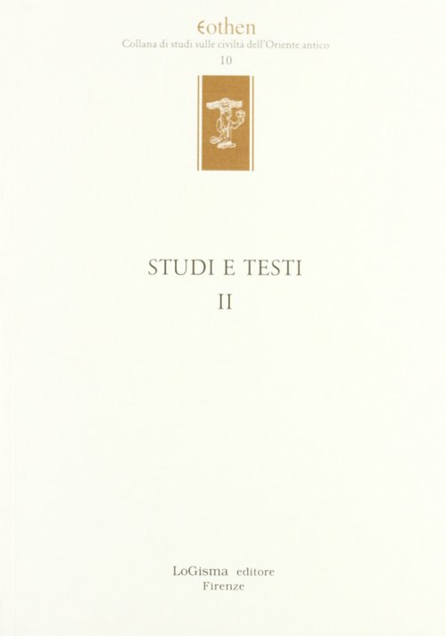 Libri Studi E Testi Vol 02 NUOVO SIGILLATO, EDIZIONE DEL 01/01/1999 SUBITO DISPONIBILE