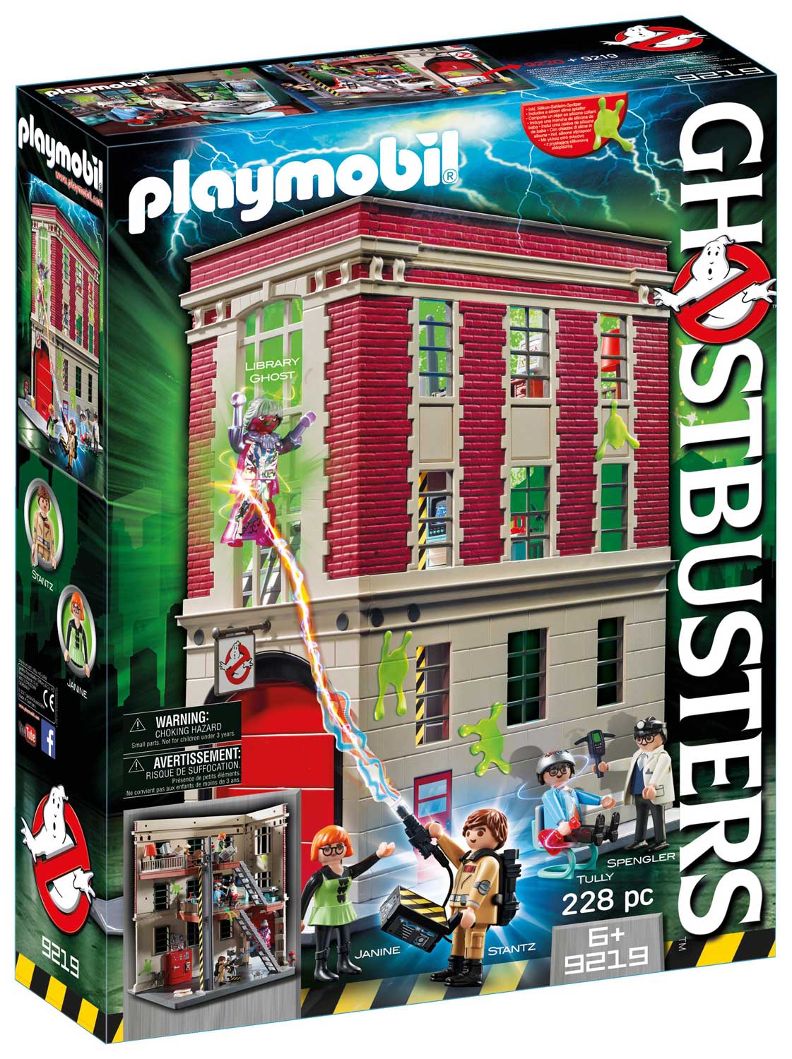 Merchandising Playmobil 9219 - Ghostbusters - Caserma Dei Ghostbusters NUOVO SIGILLATO, EDIZIONE DEL 21/06/2017 SUBITO DISPONIBILE