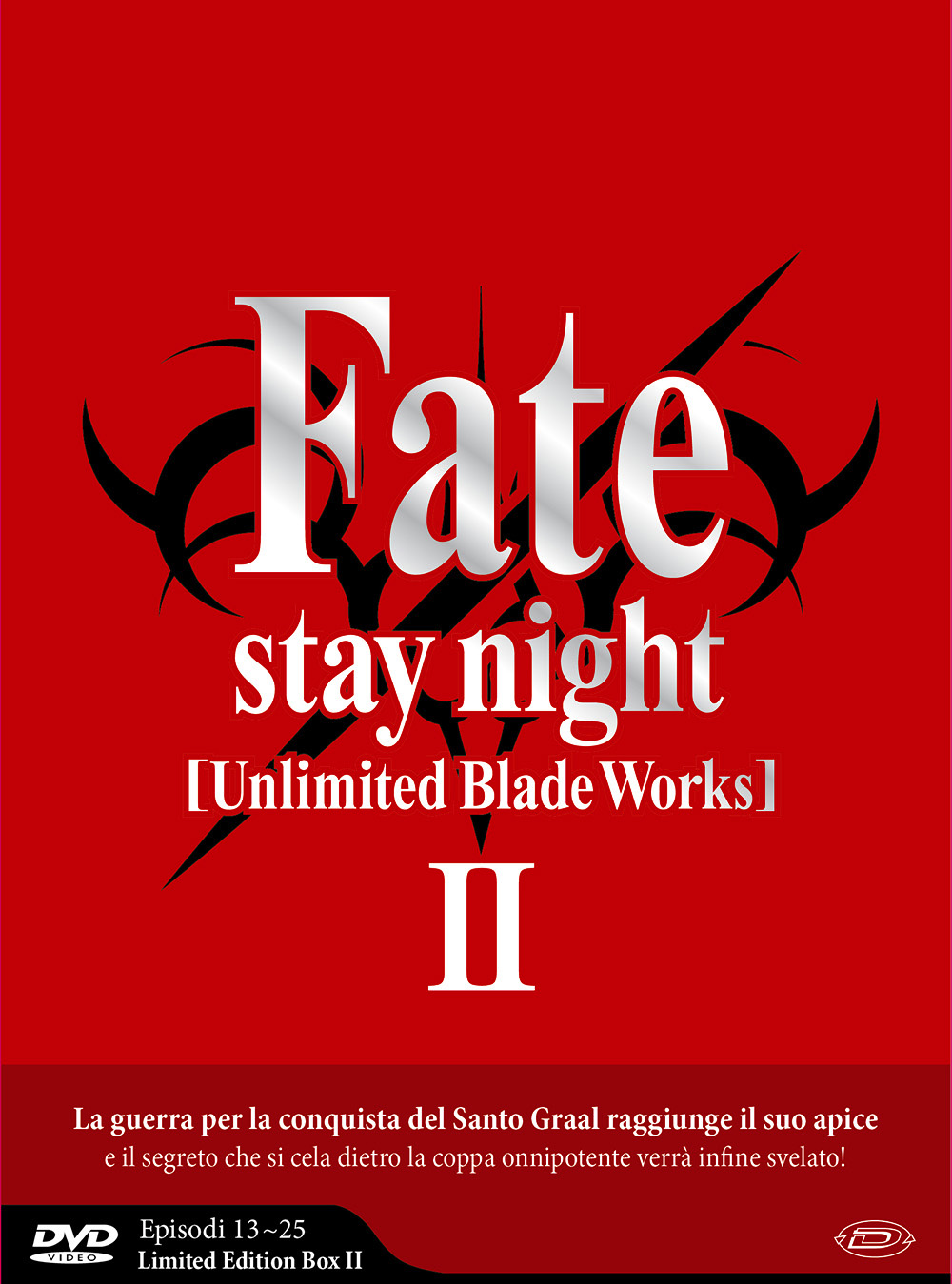 Dvd Fate/Stay Night - Unlimited Blade Works - Stagione 02 (Eps 13-25) (3 Dvd) (Limited Edition Box) NUOVO SIGILLATO, EDIZIONE DEL 31/01/2018 SUBITO DISPONIBILE