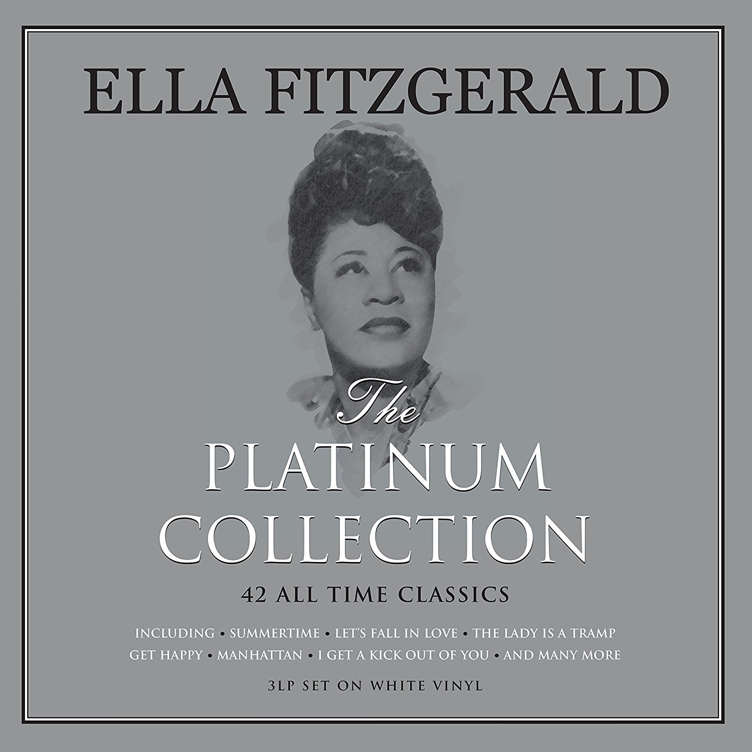 Vinile Ella Fitzgerald - The Platinum Collection Vinyl 3 Lp NUOVO SIGILLATO EDIZIONE DEL SUBITO DISPONIBILE bianco