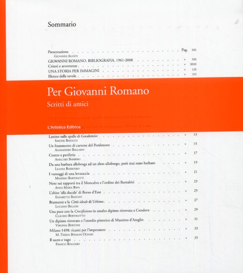 Libri Ada Guazza - Per Giovanni Romano. Scritti Di Amici NUOVO SIGILLATO, EDIZIONE DEL 09/10/2009 SUBITO DISPONIBILE