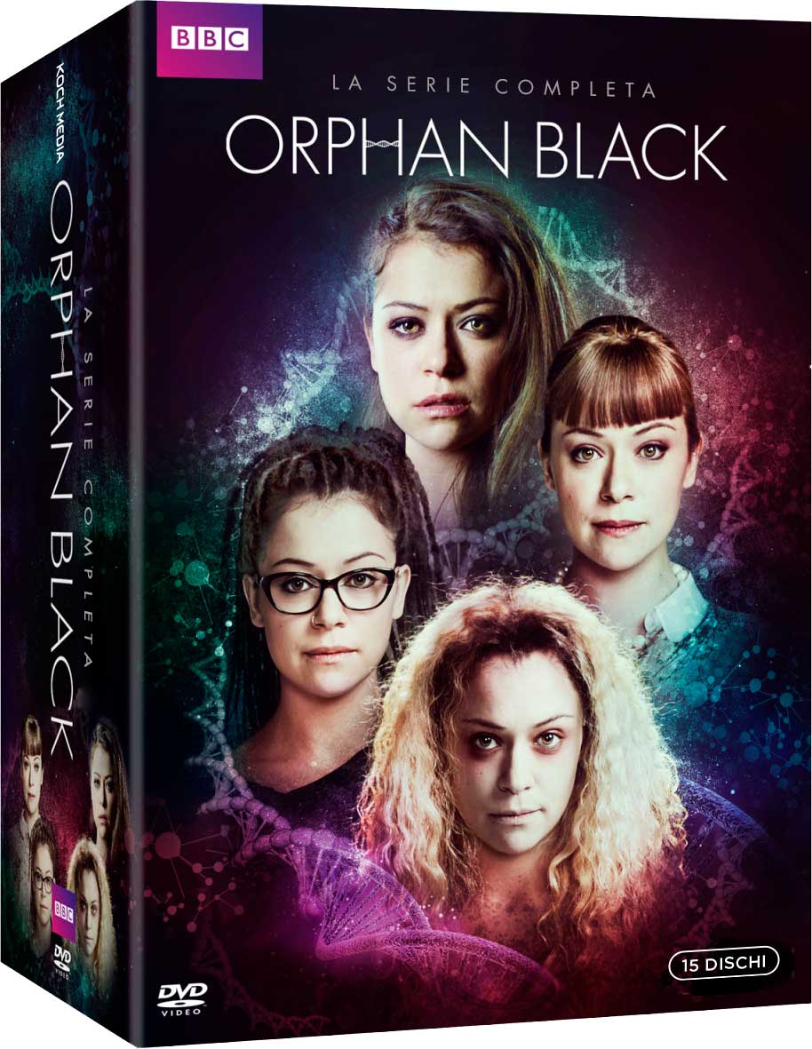 Dvd Orphan Black - La Serie Completa (15 Dvd) NUOVO SIGILLATO, EDIZIONE DEL 18/09/2018 SUBITO DISPONIBILE