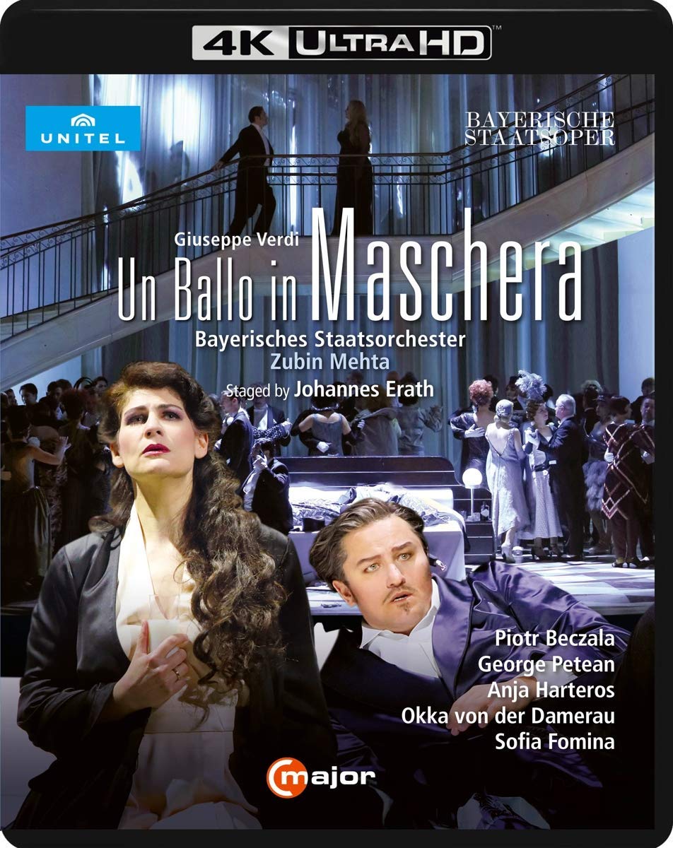 Music Blu-Ray Giuseppe Verdi - Un Ballo In Maschera (4K Ultra HD) NUOVO SIGILLATO, EDIZIONE DEL 16/11/2018 SUBITO DISPONIBILE