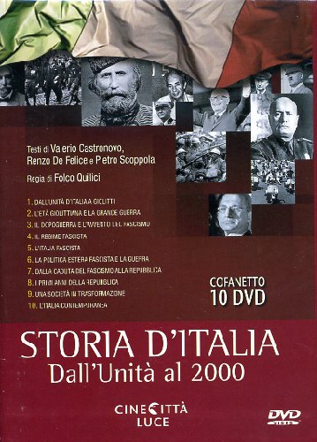 Dvd Storia D'Italia - Dall'Unita' Al 2000 (10 Dvd) NUOVO SIGILLATO, EDIZIONE DEL 03/12/2003 SUBITO DISPONIBILE