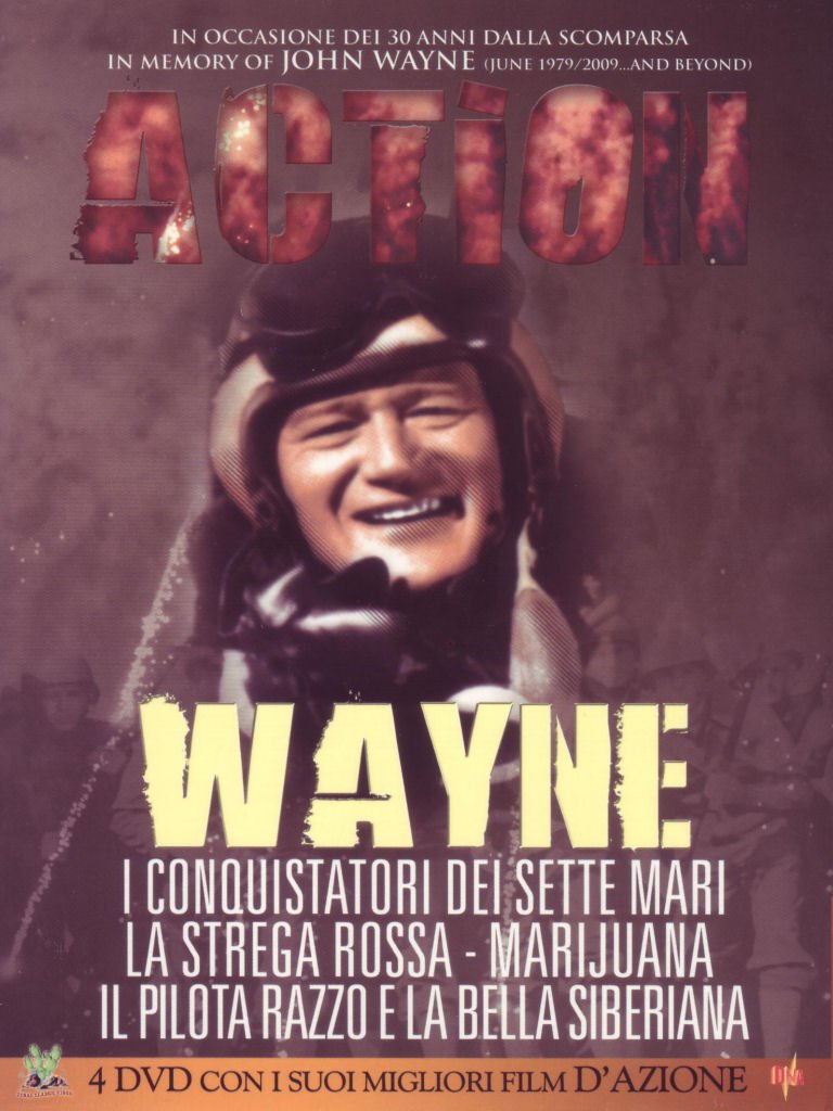 Dvd John Wayne - Action Cofanetto (4 Dvd) NUOVO SIGILLATO, EDIZIONE DEL 02/07/2009 SUBITO DISPONIBILE