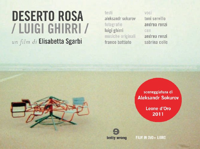 Dvd Deserto Rosa / Luigi Ghirri (Dvd+Libro) NUOVO SIGILLATO, EDIZIONE DEL 21/01/2010 SUBITO DISPONIBILE
