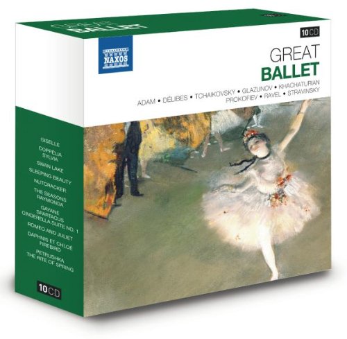 Audio Cd Great Ballet: Adam, Delibes, Tchaikovski, Glazunov, Prokofiev, Ravel, Stravinsky (10 Cd) NUOVO SIGILLATO, EDIZIONE DEL 26/03/2012 SUBITO DISPONIBILE