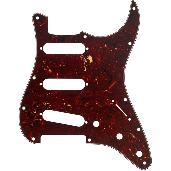 Fender Parts Pickguard Stratocaster S/S/S 11-Hole Mount Tortoise Shell, 4-Ply 0992142000