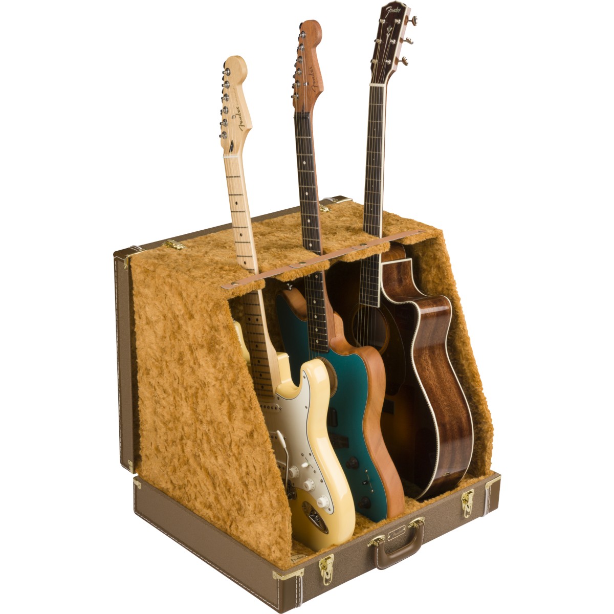 Supporto Fender Classic Series Case - 3 Guitar Brown 0991023522