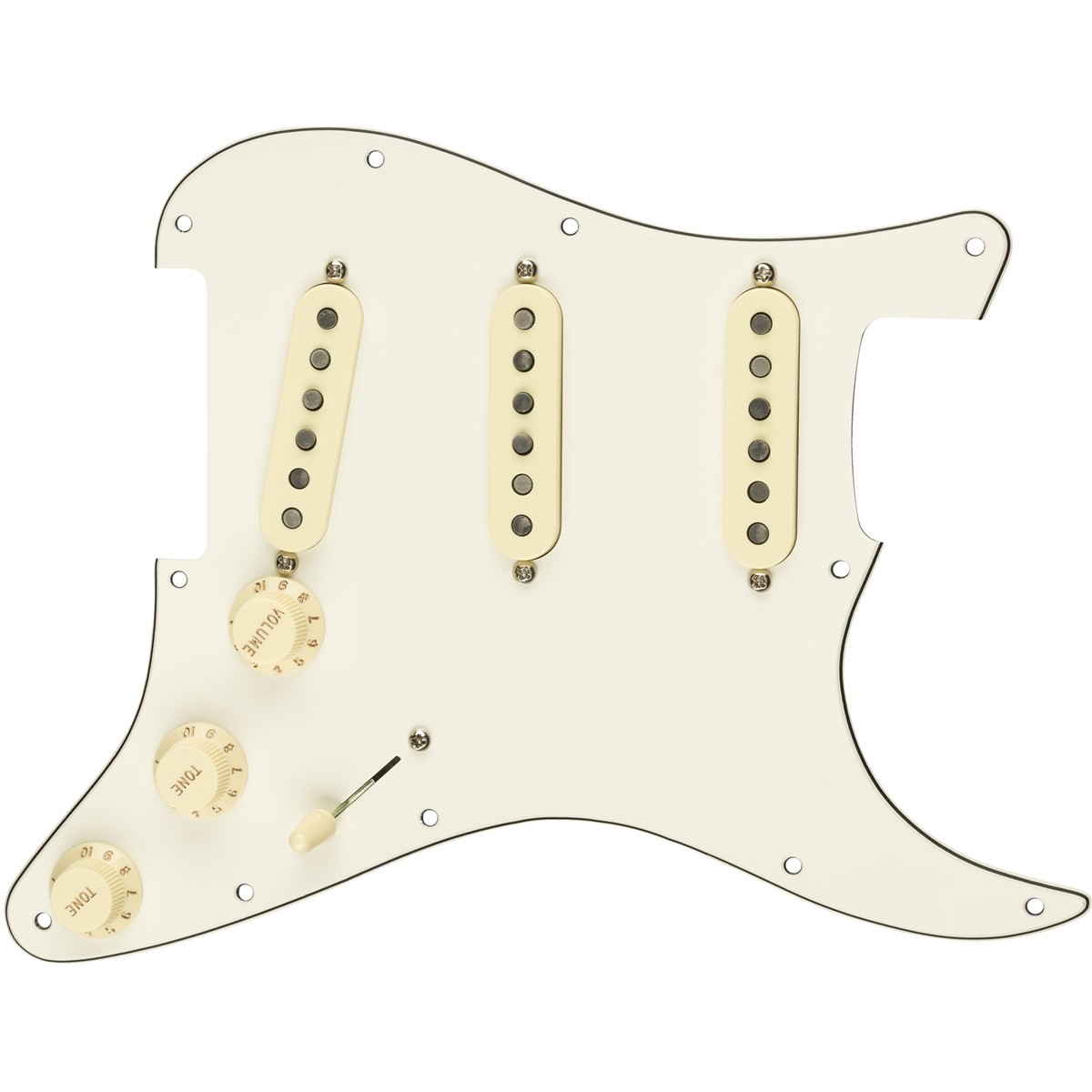 Mascherina Fender Pre-Wired Strat Custom Shop Custom '69 SSS Parchment 0992341509