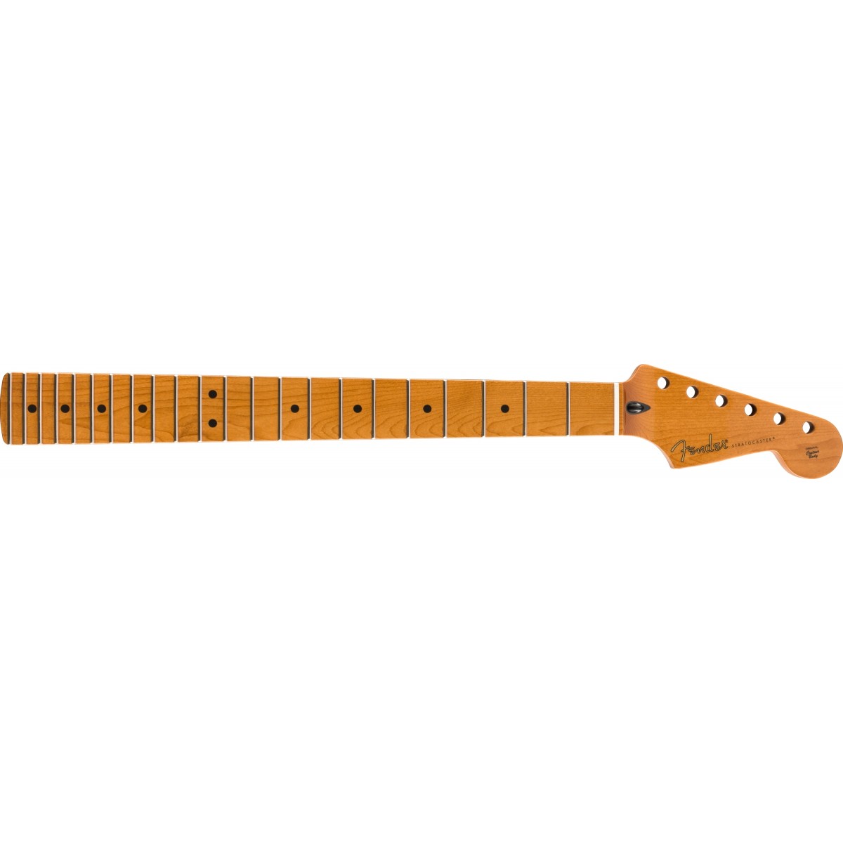 Manico Fender Roasted Maple Stratocaster 12" Maple, Flat Oval Shape 0990402920