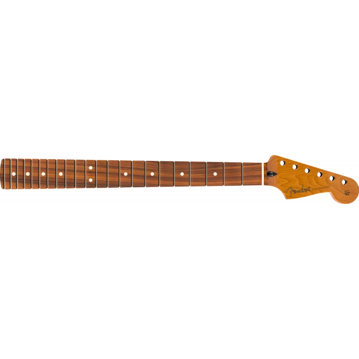 Manico Fender Roasted Maple Stratocaster 12" Pau Ferro, Flat Oval Shape 0990403920