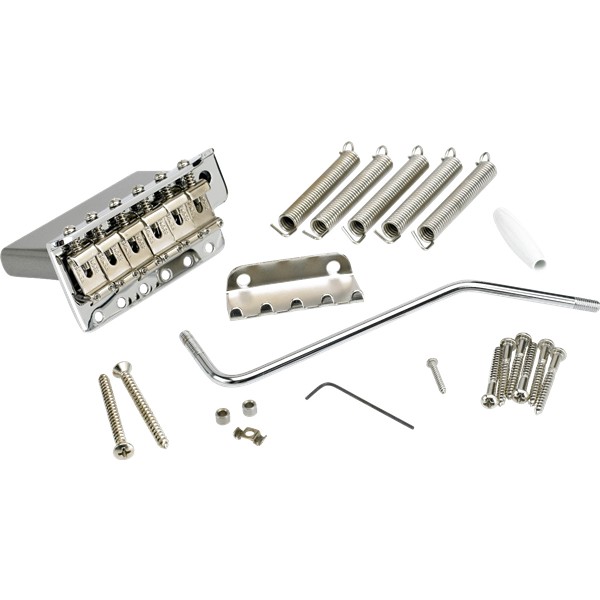 Fender Parts 6-Saddle American Vintage Series Stratocaster Tremolo Assembly Chrome 0992049002