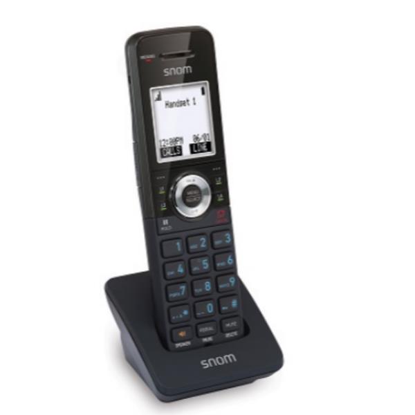 00004452 - Snom M10 DECT handset for Single Cell M100. B/W screen, 9 hours in conversation