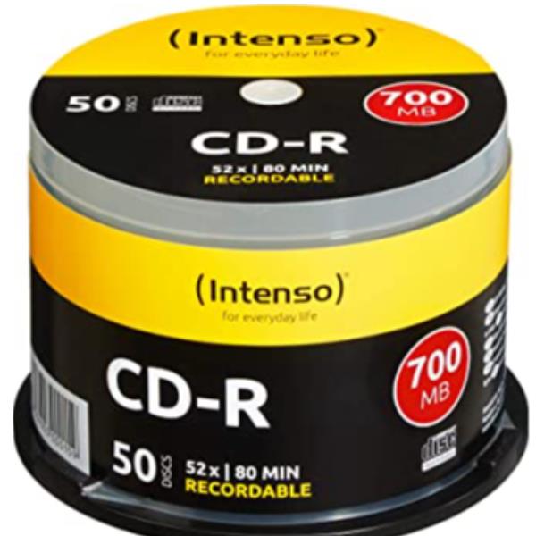 CD-R 700 MB/80 M.52X CAKE BOX 50PZ.