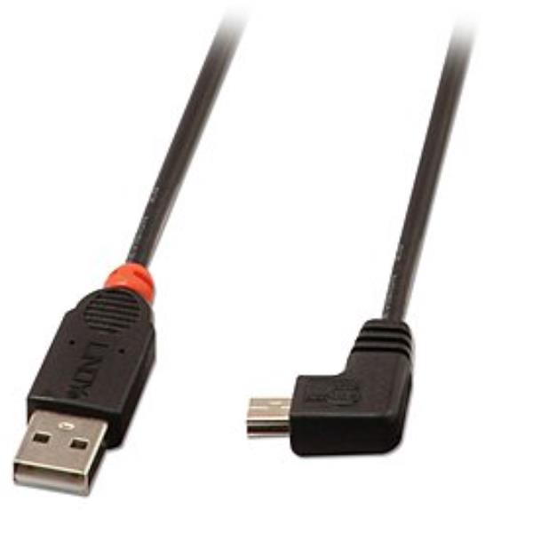 Cavo USB 2.0 Tipo A/mini-B ad angolo 2m
