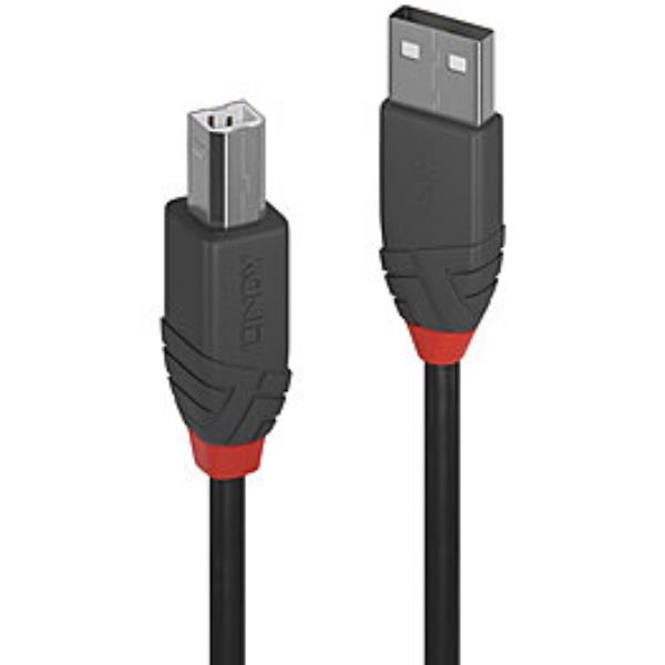 CAVO USB 2.0 A/B ANTHRA LINE, 0.5M