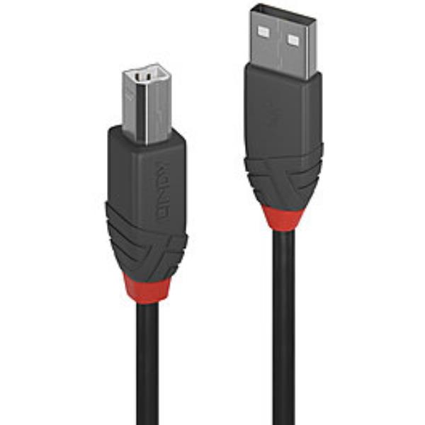 CAVO USB 2.0 A/B ANTHRA LINE, 7.5M